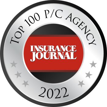 Insurance Journal Top 100 P/C Agency 2022 Badge